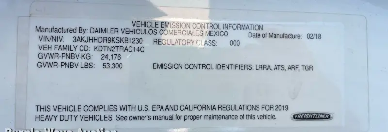 2019 Freightliner Cascadia 126 photo 95