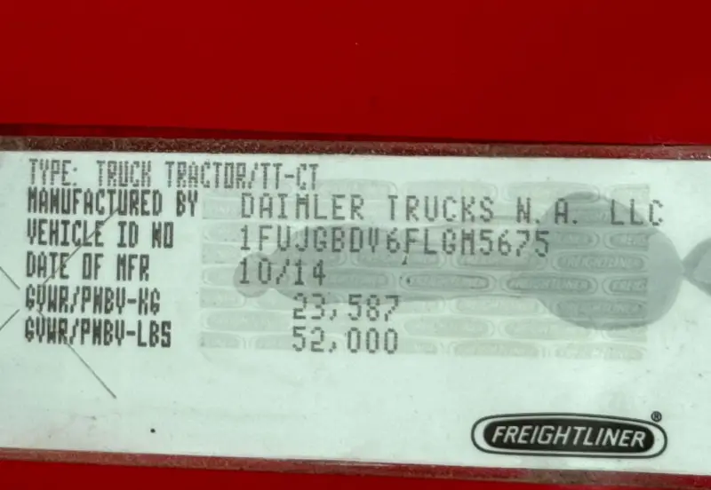 2015 Freightliner Cascadia photo 76