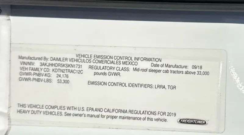 2019 Freightliner Cascadia photo 92