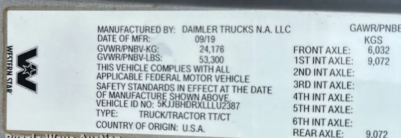 2020 Western Star 5700XE photo 75