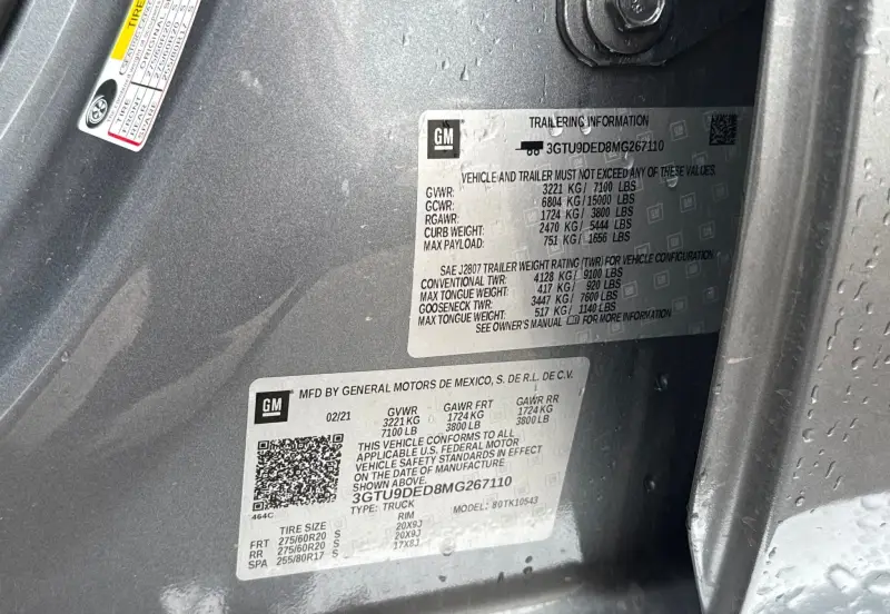 2021 GMC Sierra 1500 photo 72