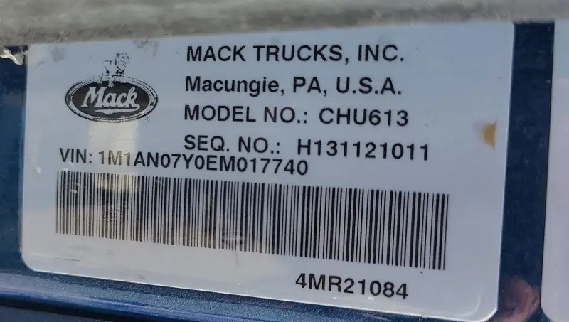 2014 Mack CHU613 photo 65
