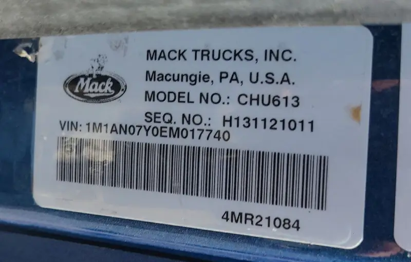 2014 Mack CHU613 photo 66